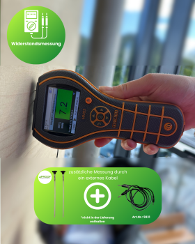 Anwendung Protimeter MMS3 an Holzfläche